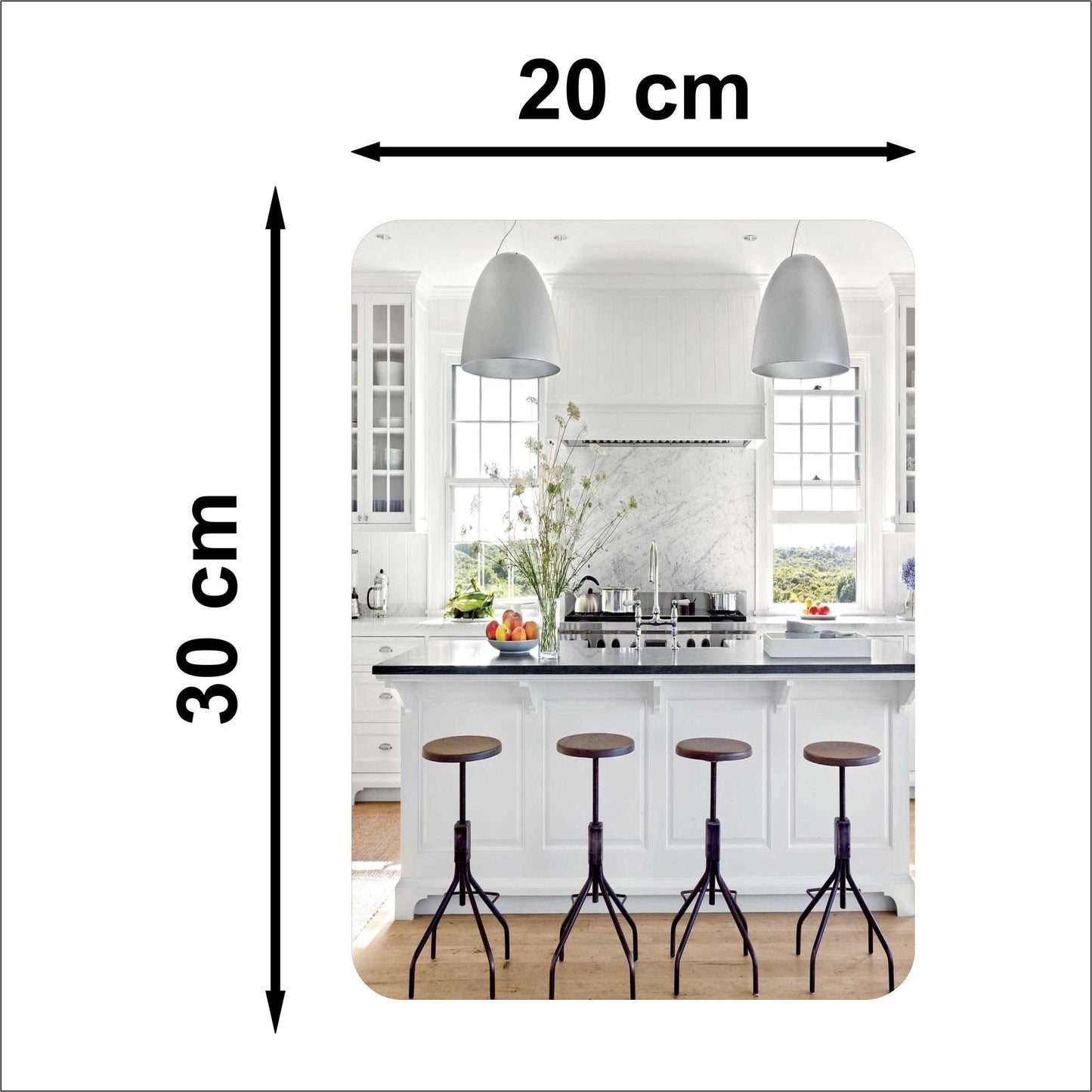 DM™ Oval Shape & Square Shape Mirror Combo