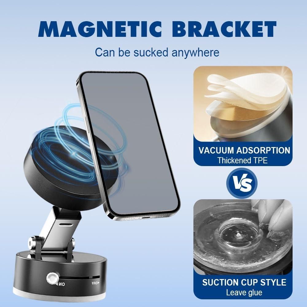 DM™ Vacuum Magnetic Suction Phone Holder