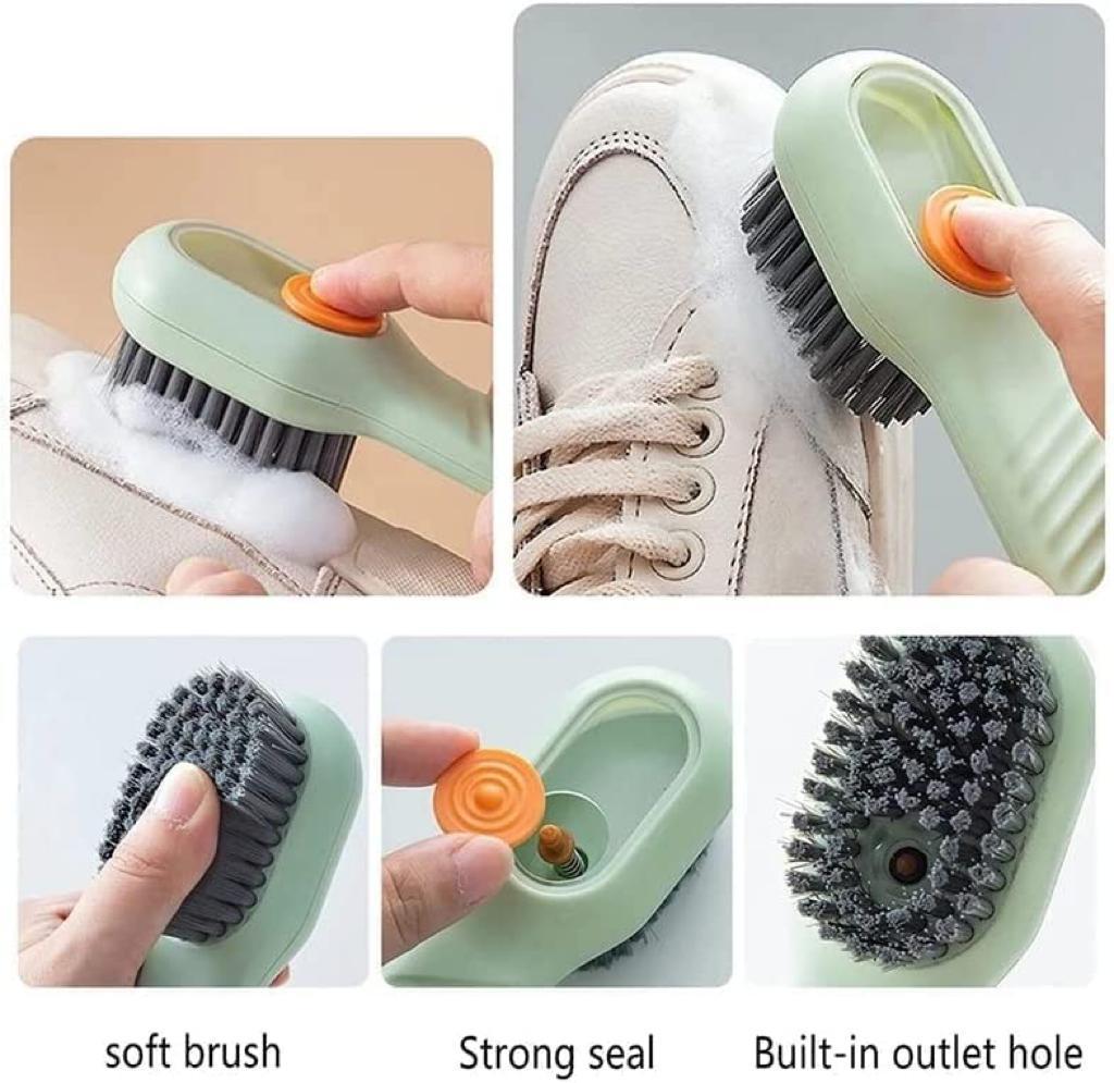DM™ Soap Dispensing Cleaning Brush with Handle Scrubbing