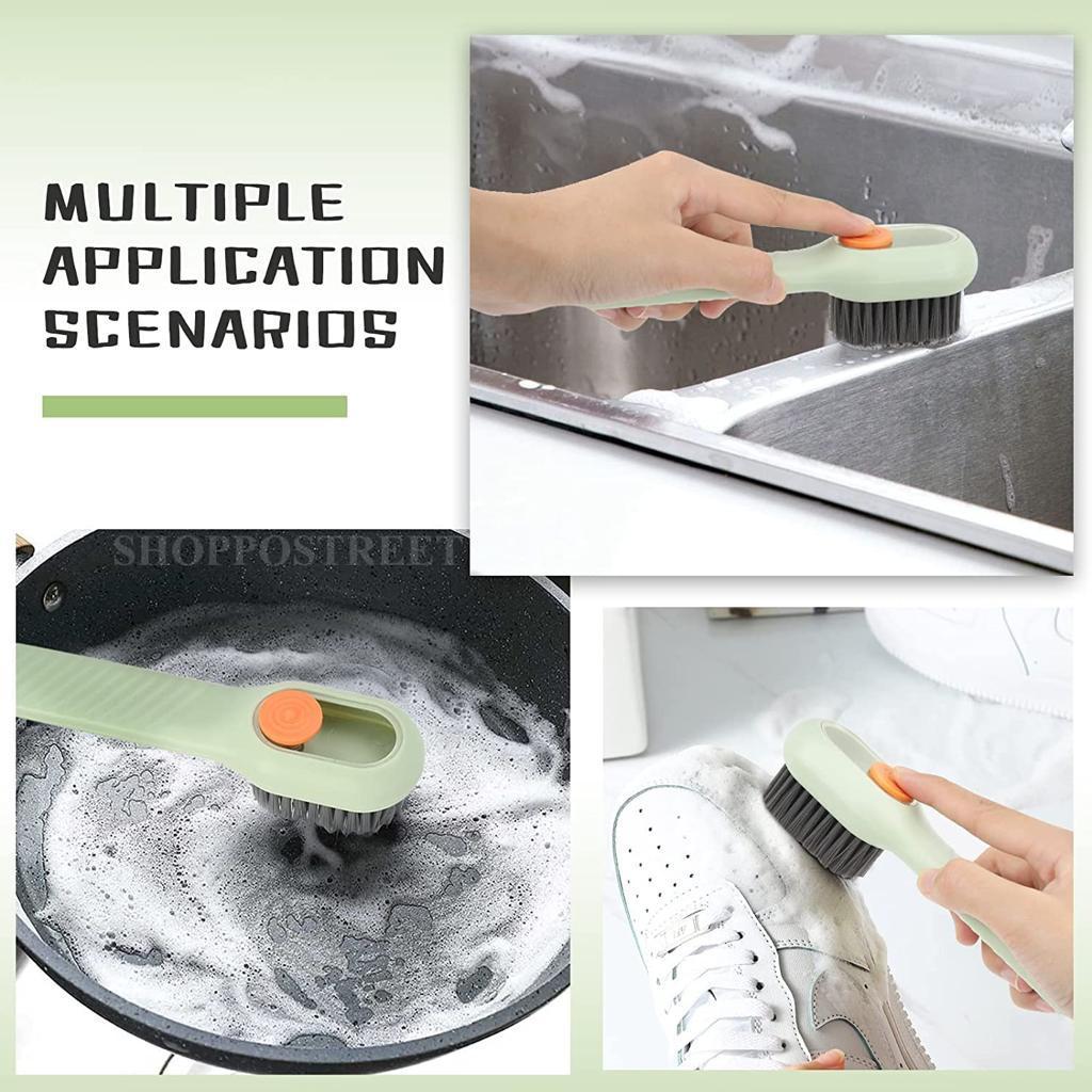 DM™ Soap Dispensing Cleaning Brush with Handle Scrubbing