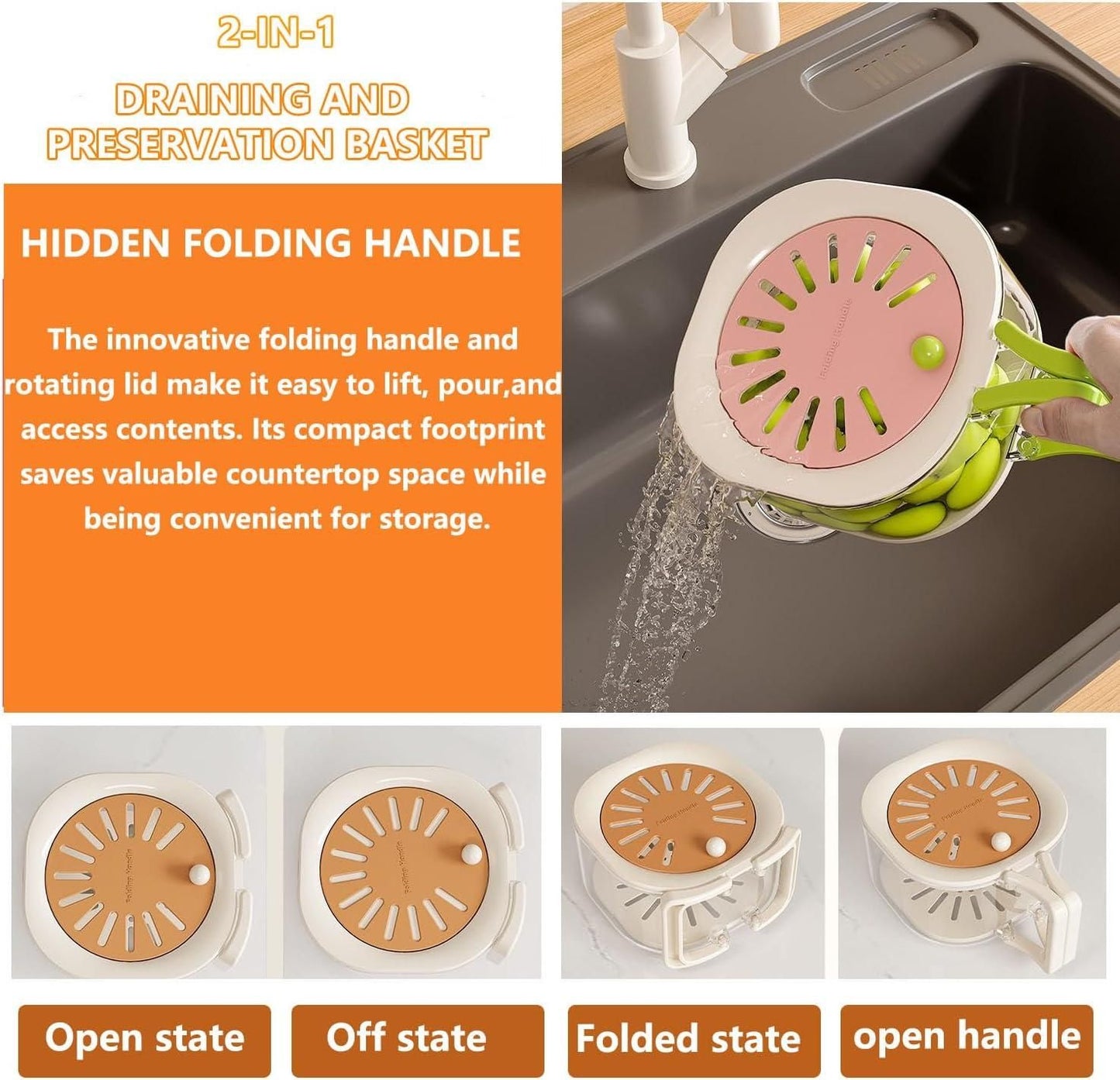 DM™ Fruit Drain Basket
