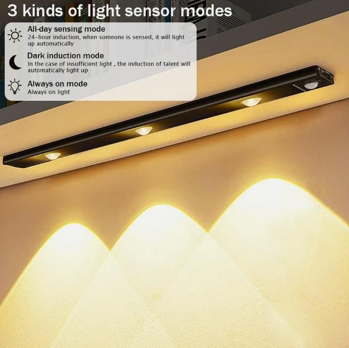 DM™ LED PIR Motion Sensor Cabinet With USB Rechargeble