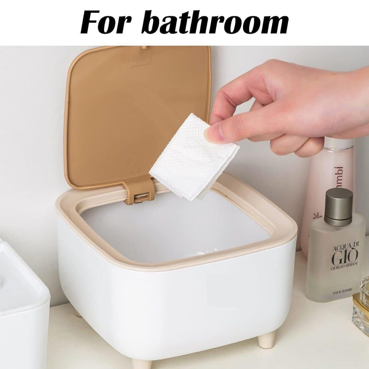DM™ Classy Desktop Push Button Trash Bin