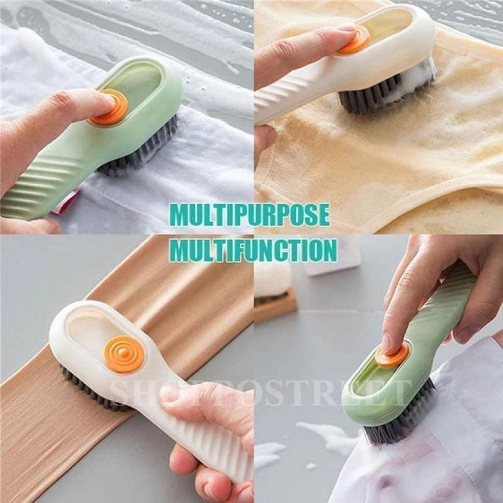 DM™ Soap Dispensing Cleaning Brush with Handle Scrubbing