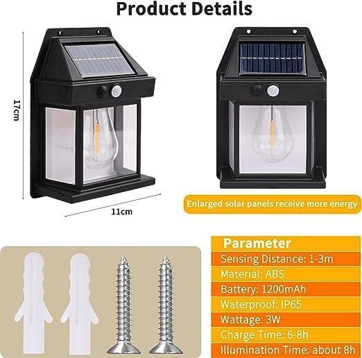 DM™ Outdoor Solar Wall Light