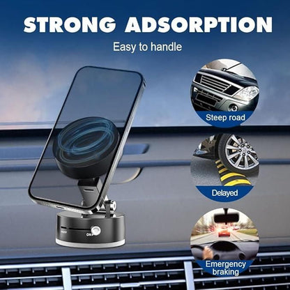 DM™ Vacuum Magnetic Suction Phone Holder