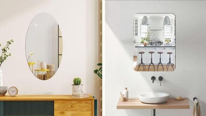 DM™ Oval Shape & Square Shape Mirror Combo