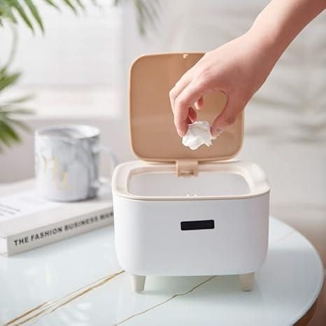DM™ Classy Desktop Push Button Trash Bin